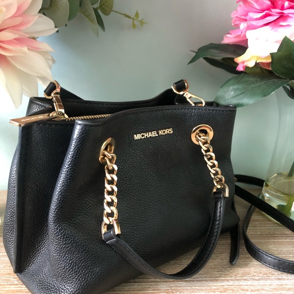 Michael Kors Teagen small blk messenger bag NWOT - Picture 4 of 13